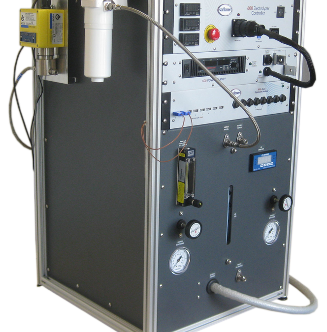 600 ETS Electrolyzer Test Systems with Electrolyzer Cell Fixture
