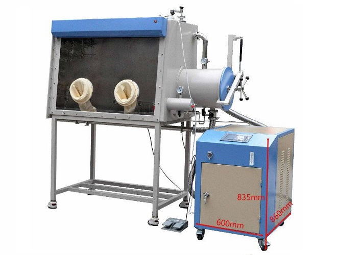Dry Glove Box with Humidity Purification System (H2O < 1 ppm) for Li-Ion Battery Research